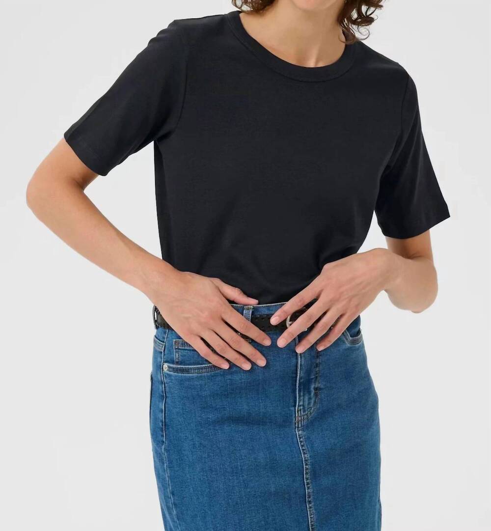 NEW PART TWO ratana t-shirt in black